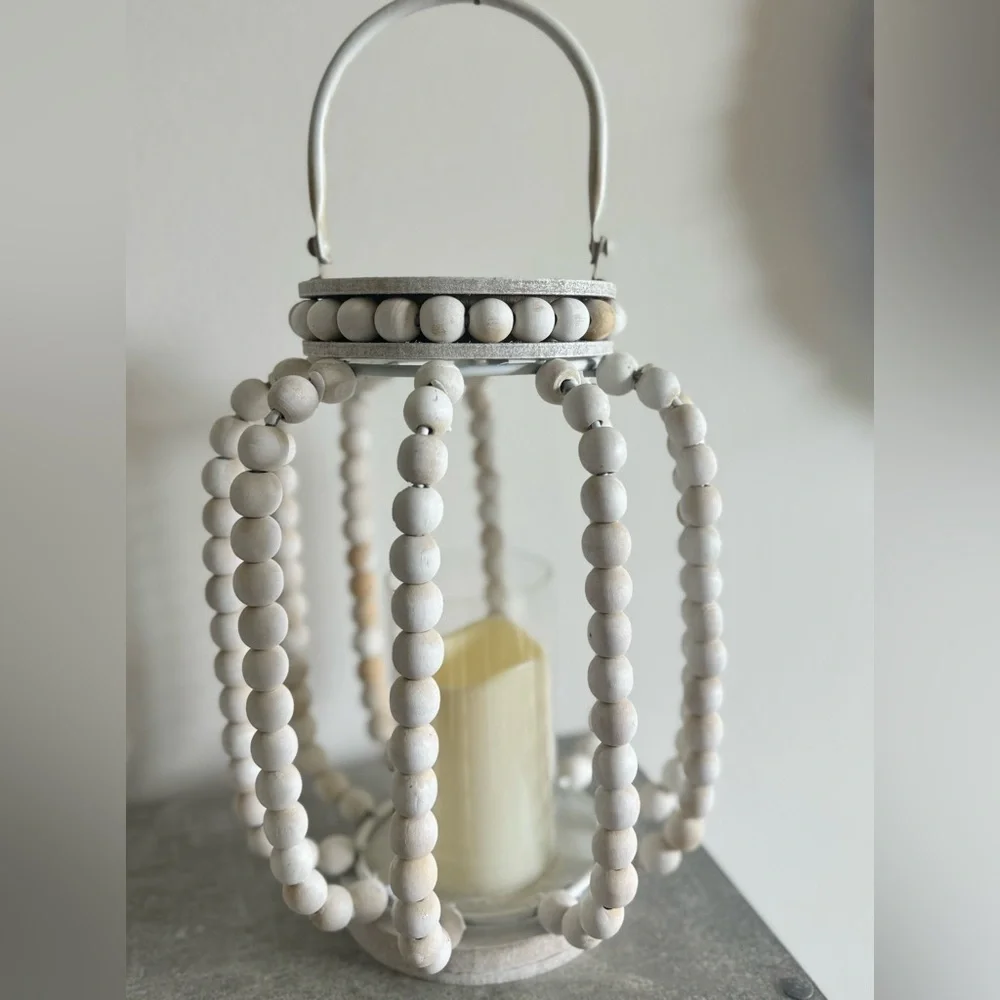 LED Lights Boho Lantern